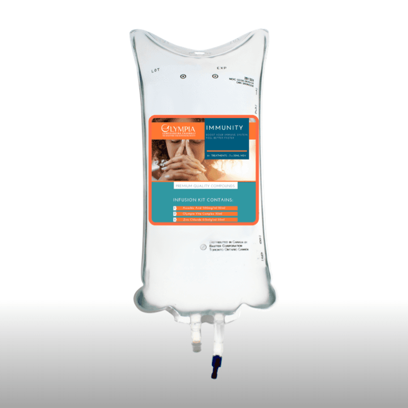 IV immunity infusion therapy — vitamin C, B-complex, zinc — Hello Gorgeous Med Spa Oswego IL