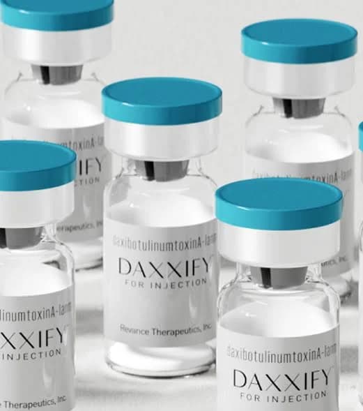 Daxxify peptide-powered neurotoxin vials