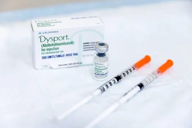 Dysport vials and syringes