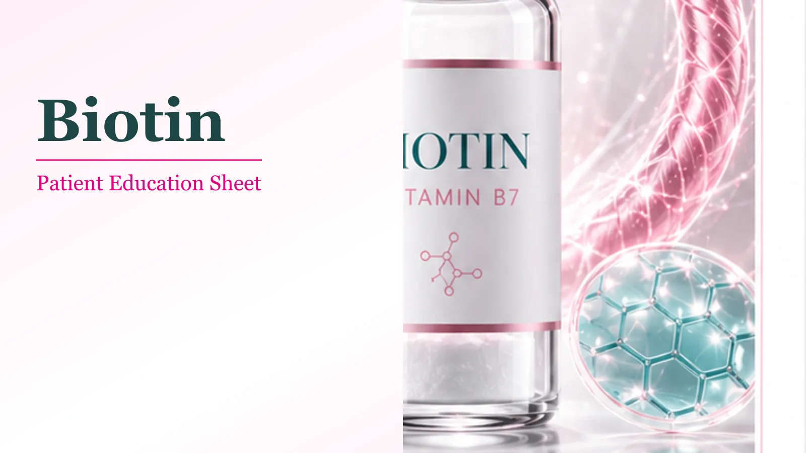 Biotin patient education thumbnail — Hello Gorgeous Med Spa peptide & wellness education, Oswego IL