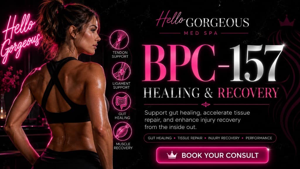 BPC-157 peptide therapy for women — Hello Gorgeous Med Spa Oswego IL