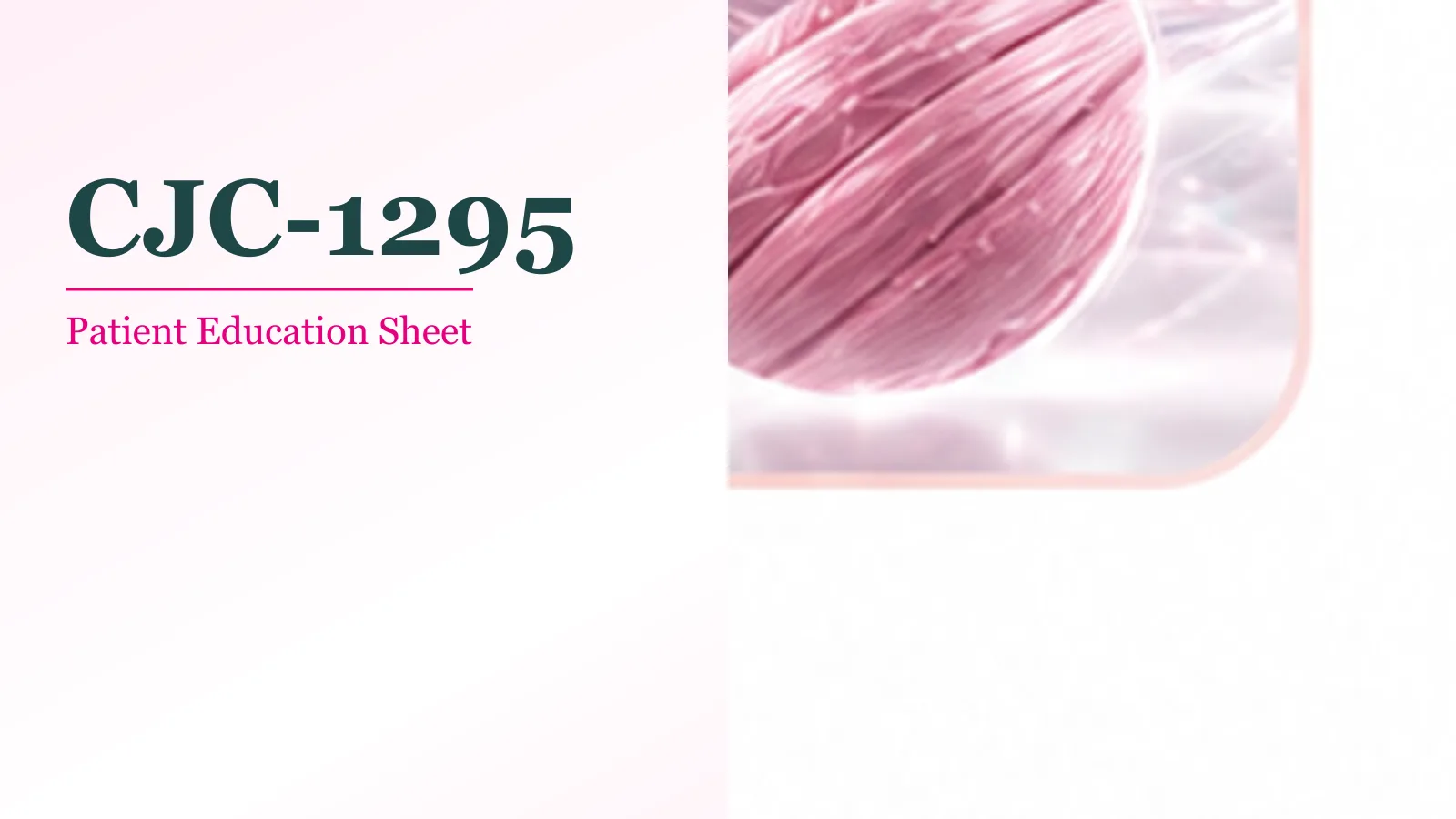 CJC-1295 patient education thumbnail — Hello Gorgeous Med Spa peptide & wellness education, Oswego IL