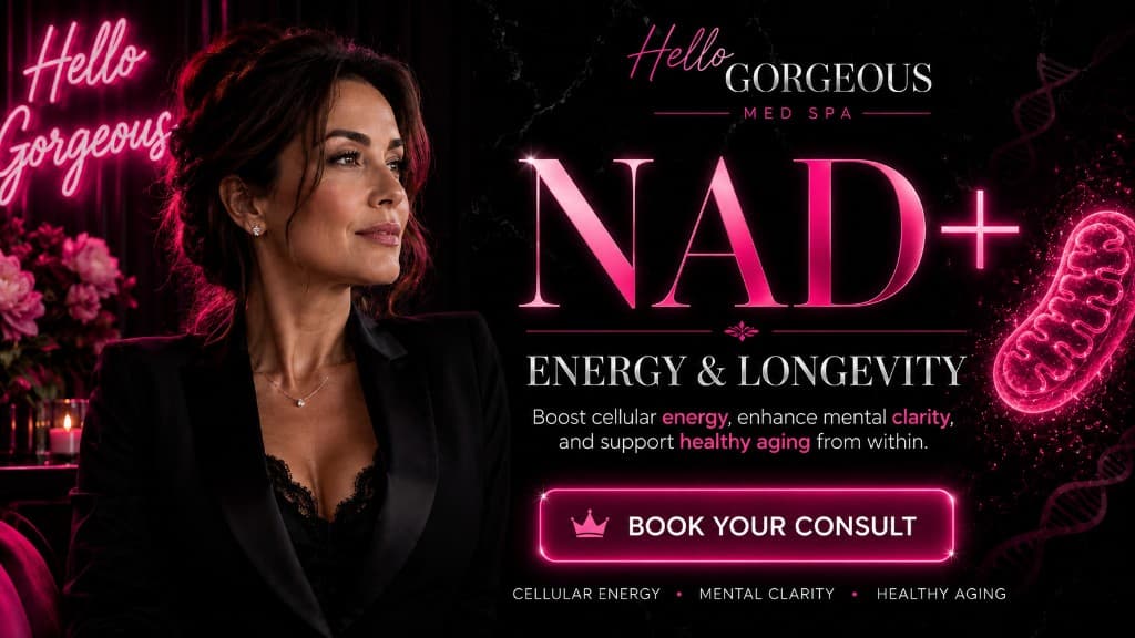 NAD+ peptide therapy — Hello Gorgeous Med Spa Oswego IL