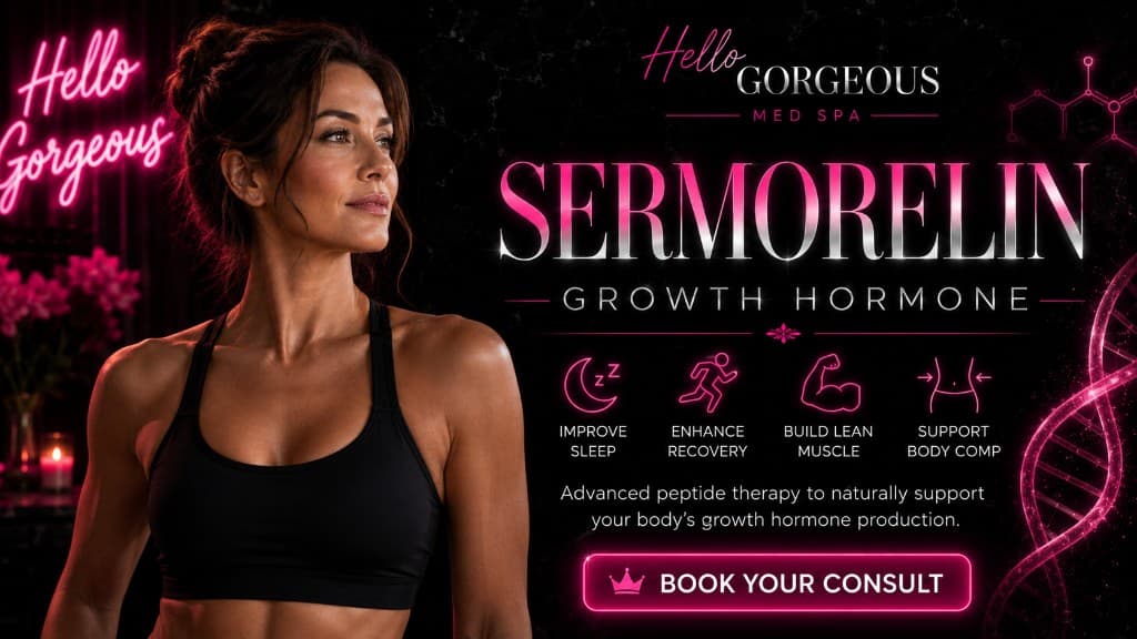 Sermorelin peptide therapy — Hello Gorgeous Med Spa Oswego IL