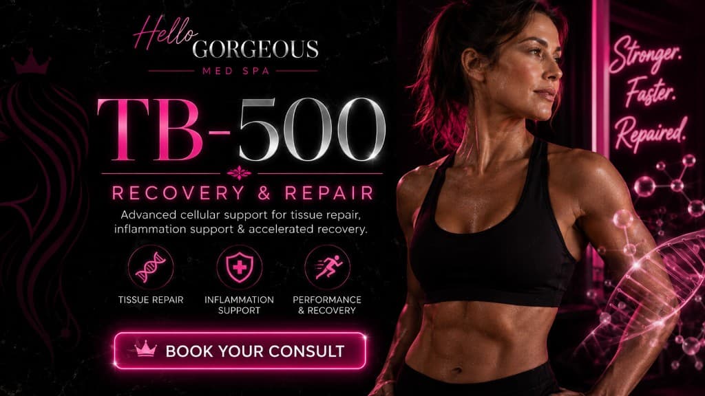 TB-500 peptide therapy — Hello Gorgeous Med Spa Oswego IL