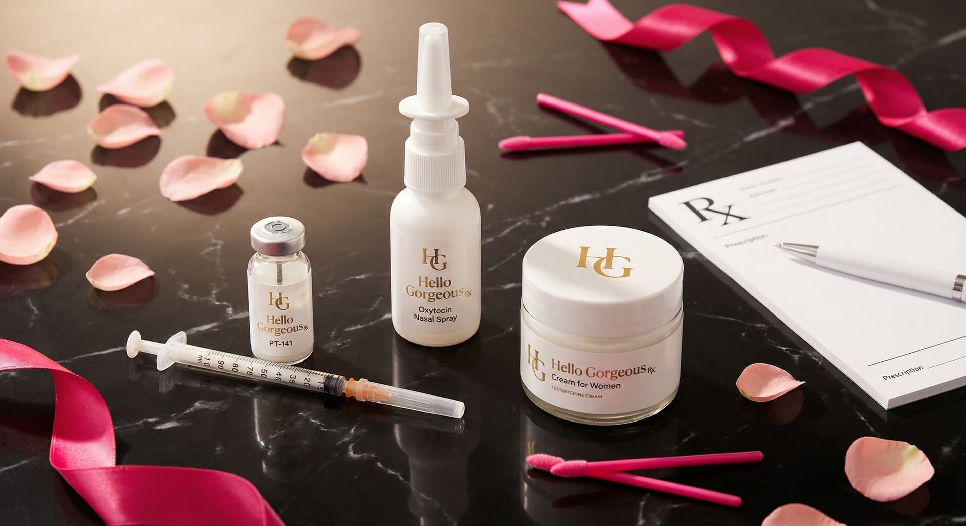 Sexual health compounded prescriptions at Hello Gorgeous Med Spa