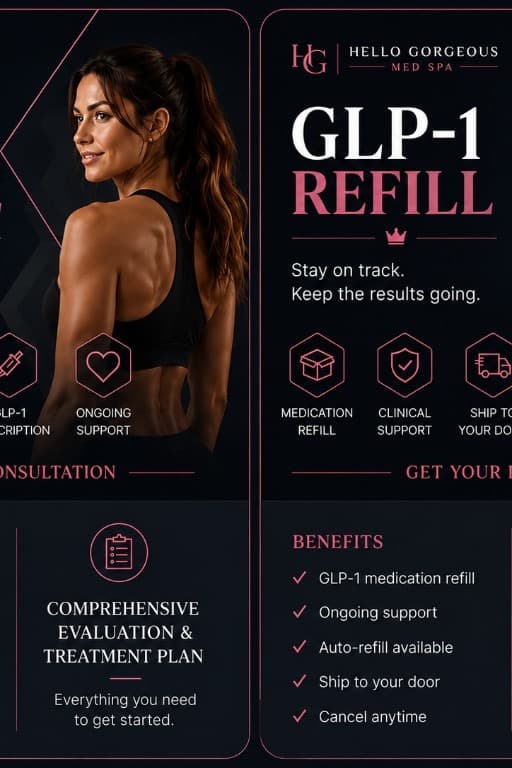 GLP-1 intake — Hello Gorgeous RX medical weight loss screening