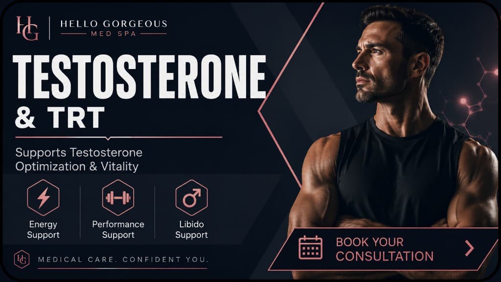 Injectable testosterone TRT — Hello Gorgeous Gentlemen's Club Oswego IL