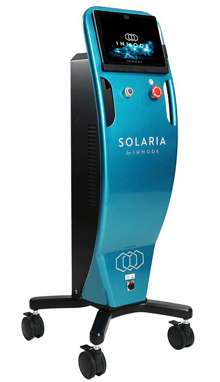 InMode Solaria CO₂ fractional laser workstation for skin resurfacing at Hello Gorgeous Med Spa Oswego IL