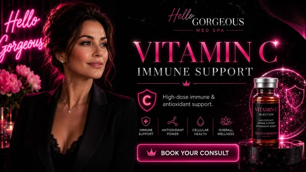 NAD+ IV and Vitamin Bar shots for women — Hello Gorgeous Med Spa Oswego IL