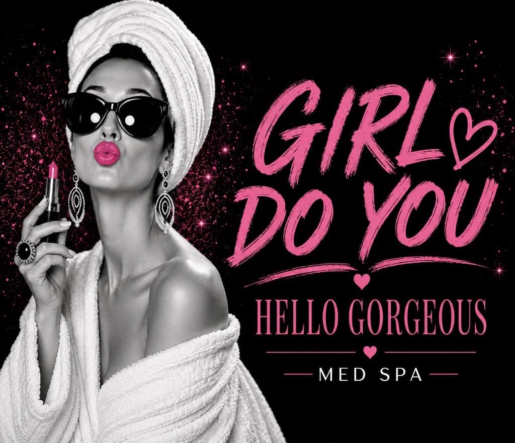 Girl, Do You — Hello Gorgeous Med Spa eGift card design