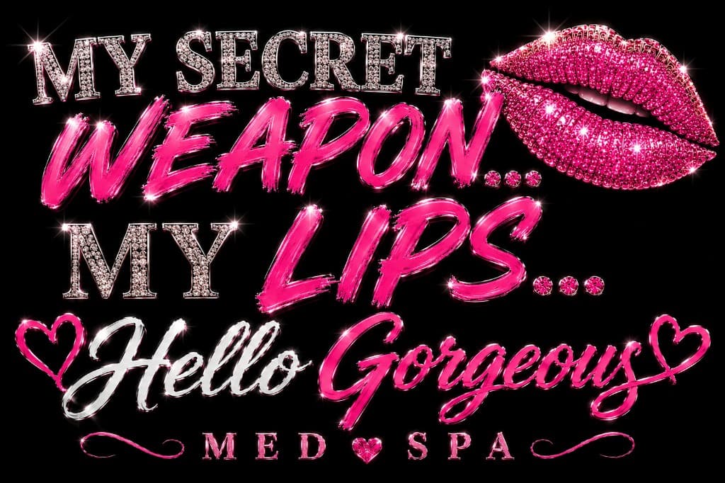 My Secret Weapon… My Lips — Hello Gorgeous Med Spa eGift card design