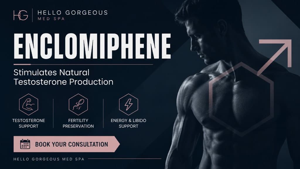 Enclomiphene — stimulates natural testosterone production