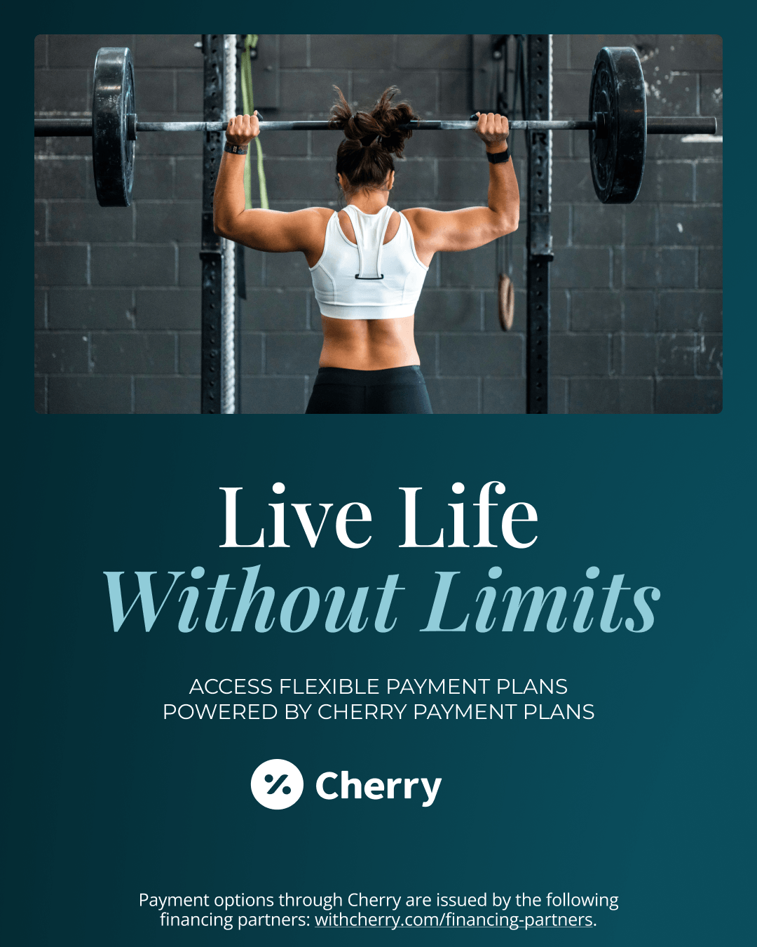 Live life without limits — flexible payment plans powered by Cherry