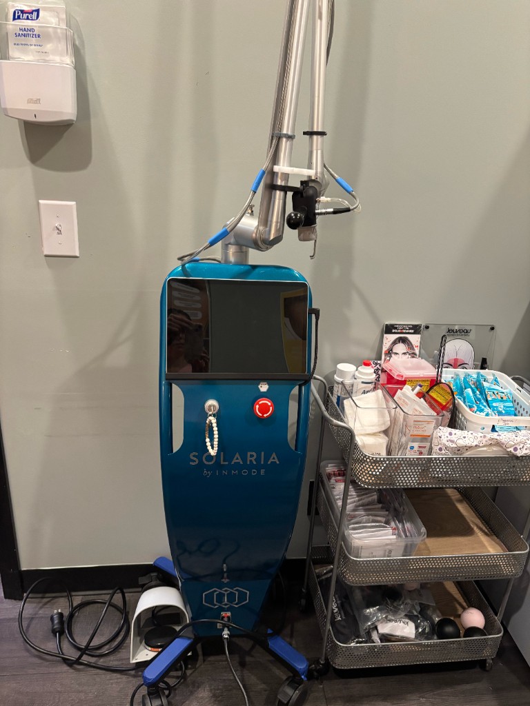 Solaria by InMode CO₂ laser platform at Hello Gorgeous Med Spa, Oswego IL