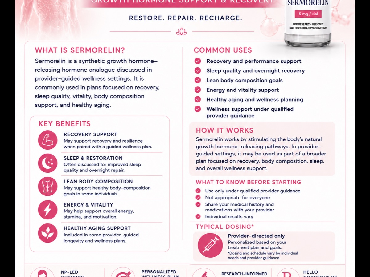 Sermorelin injectable