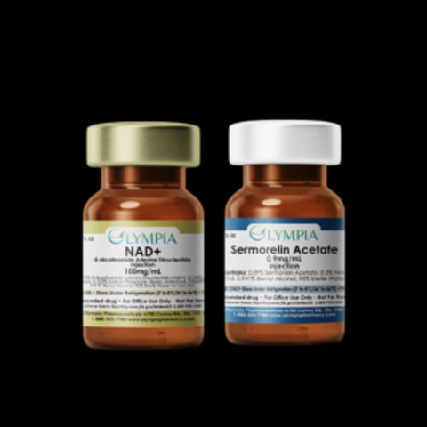 NAD+ and Sermorelin injectable bundle