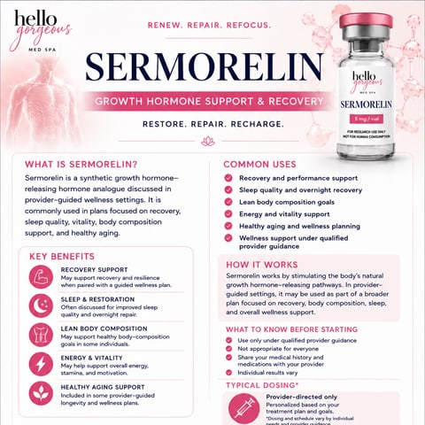 Sermorelin injectable